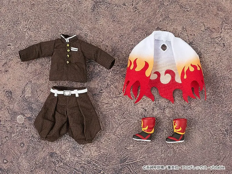 Demon Slayer: Kimetsu no Yaiba for Nendoroid Doll Figures Outfit Set: Kyojuro Rengoku product photo