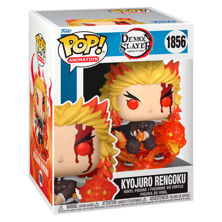 Demon Slayer: Kimetsu no Yaiba Funko POP! Animation Vinyl Figure Kyojuro Rengoku 9th form Exclusive 9 cm product photo