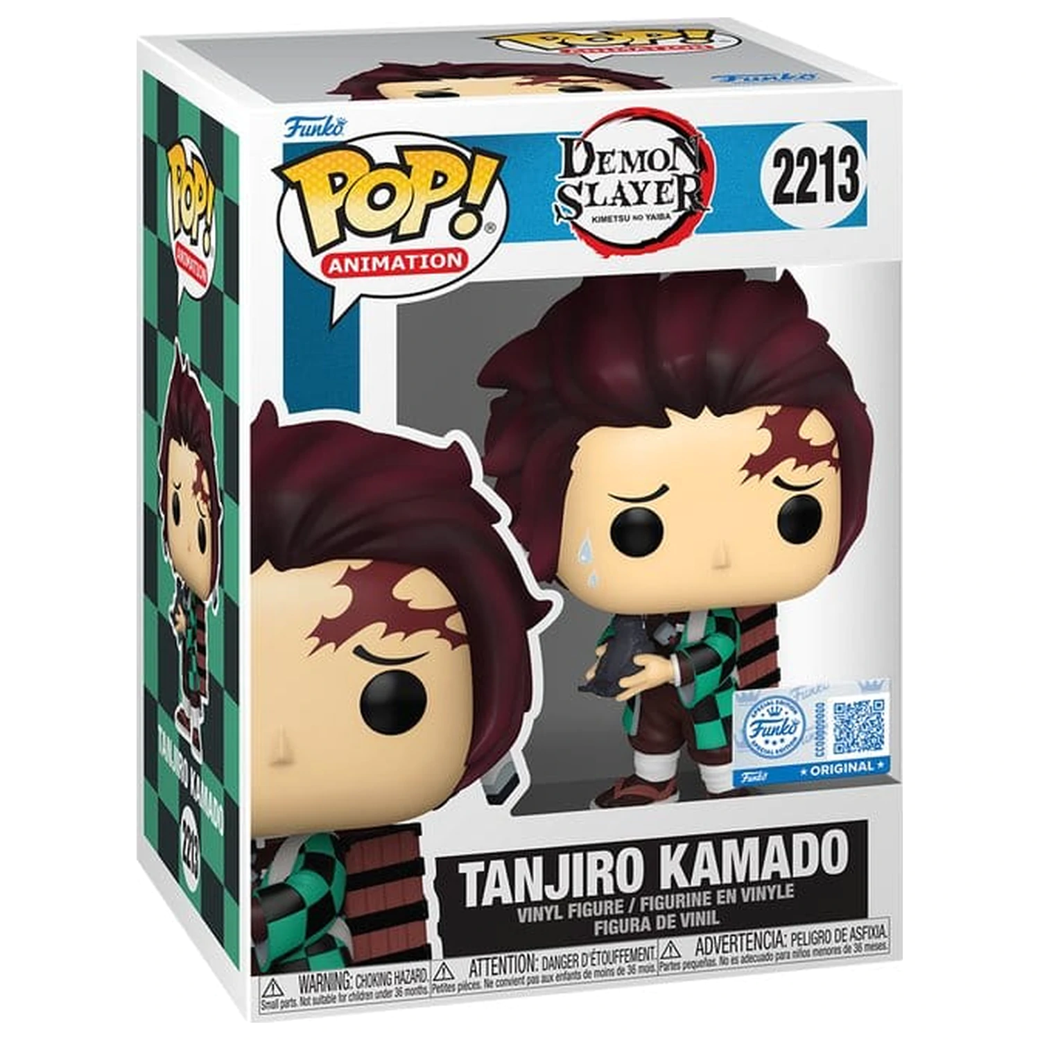 Demon Slayer: Kimetsu no Yaiba Funko POP! Animation Vinyl Figure Tanjiro w/Crow 9 cm product photo