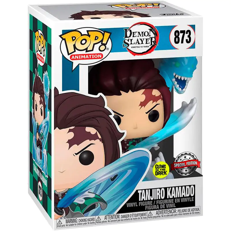 Demon Slayer: Kimetsu no Yaiba Funko POP! Animation Vinyl Figures Tanjro W/ Dragon(GW/TRL) 9 cm termékfotó