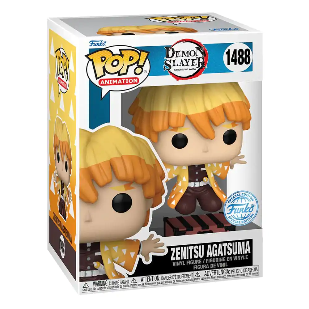 Demon Slayer: Kimetsu no Yaiba Funko POP! Animation Vinyl Figure Zenitsu Agatsuma Special Edition 9 cm product photo