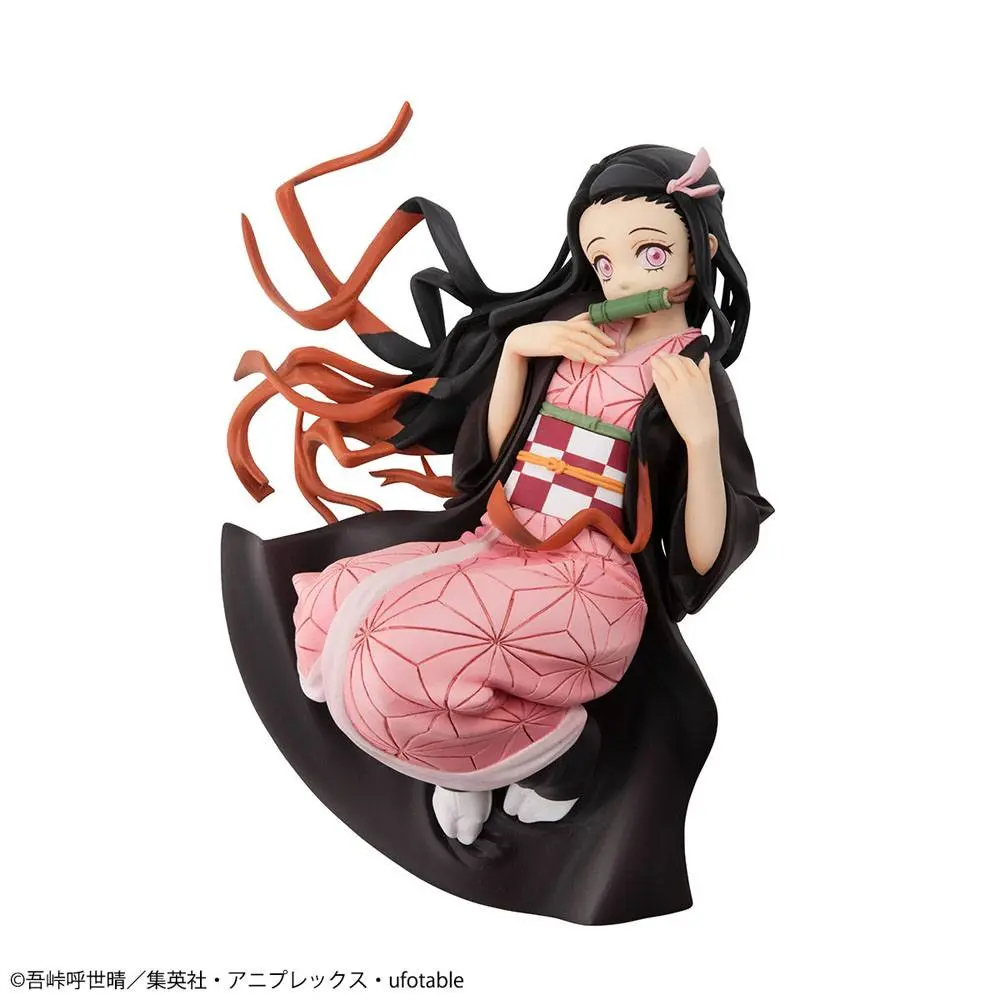 Demon Slayer Kimetsu no Yaiba G.E.M. PVC Statue Nezuko Ver. 2 Palm Size Edition Deluxe 12 cm product photo