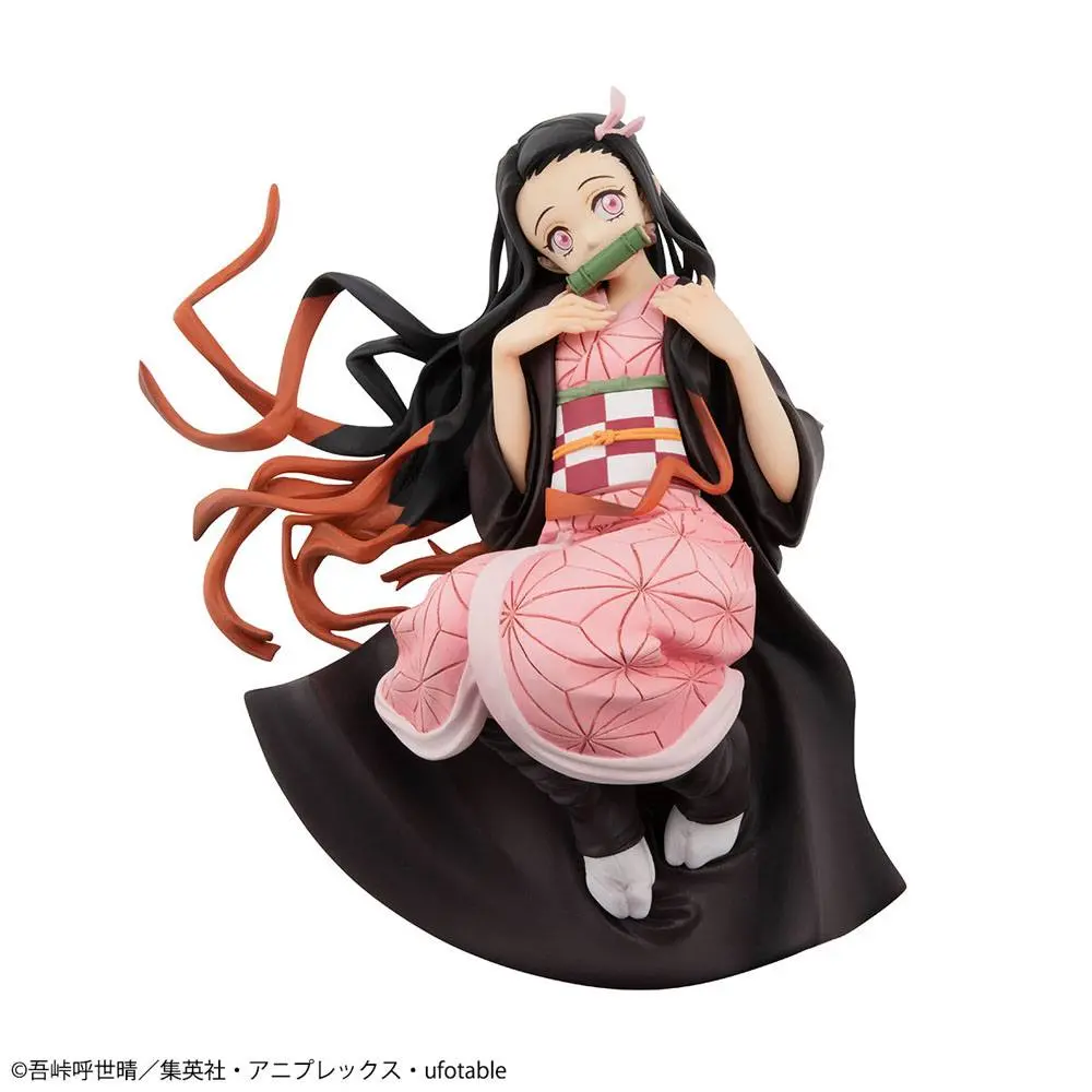 Demon Slayer Kimetsu no Yaiba G.E.M. PVC Statue Nezuko Ver. 2 Palm Size Edition Deluxe 12 cm product photo