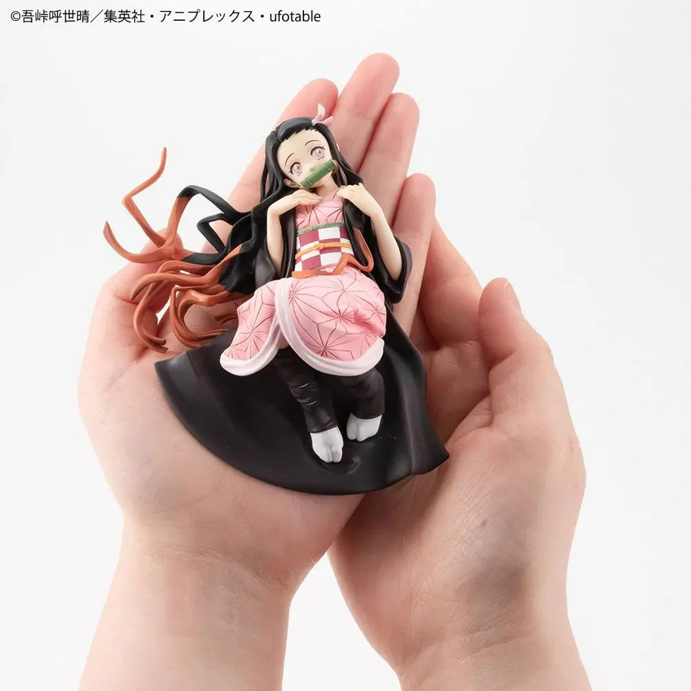 Demon Slayer Kimetsu no Yaiba G.E.M. PVC Statue Nezuko Ver. 2 Palm Size Edition 12 cm product photo