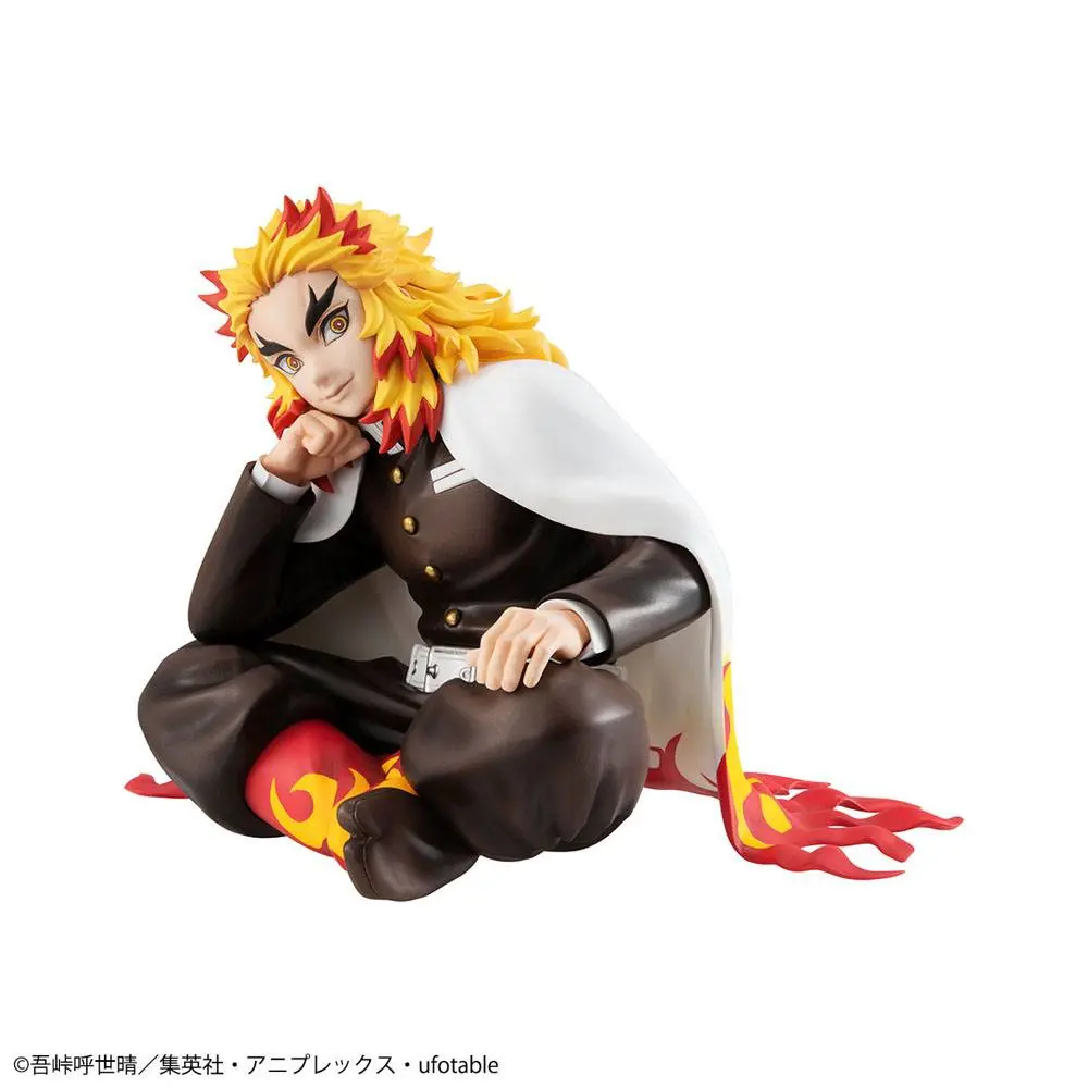Demon Slayer Kimetsu no Yaiba G.E.M. PVC Statue Rengoku Palm Size Edition Deluxe 9 cm product photo