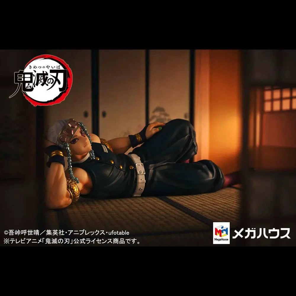 Demon Slayer Kimetsu no Yaiba G.E.M. PVC Statue Uzui-san Palm Size Edition Deluxe 19 cm product photo