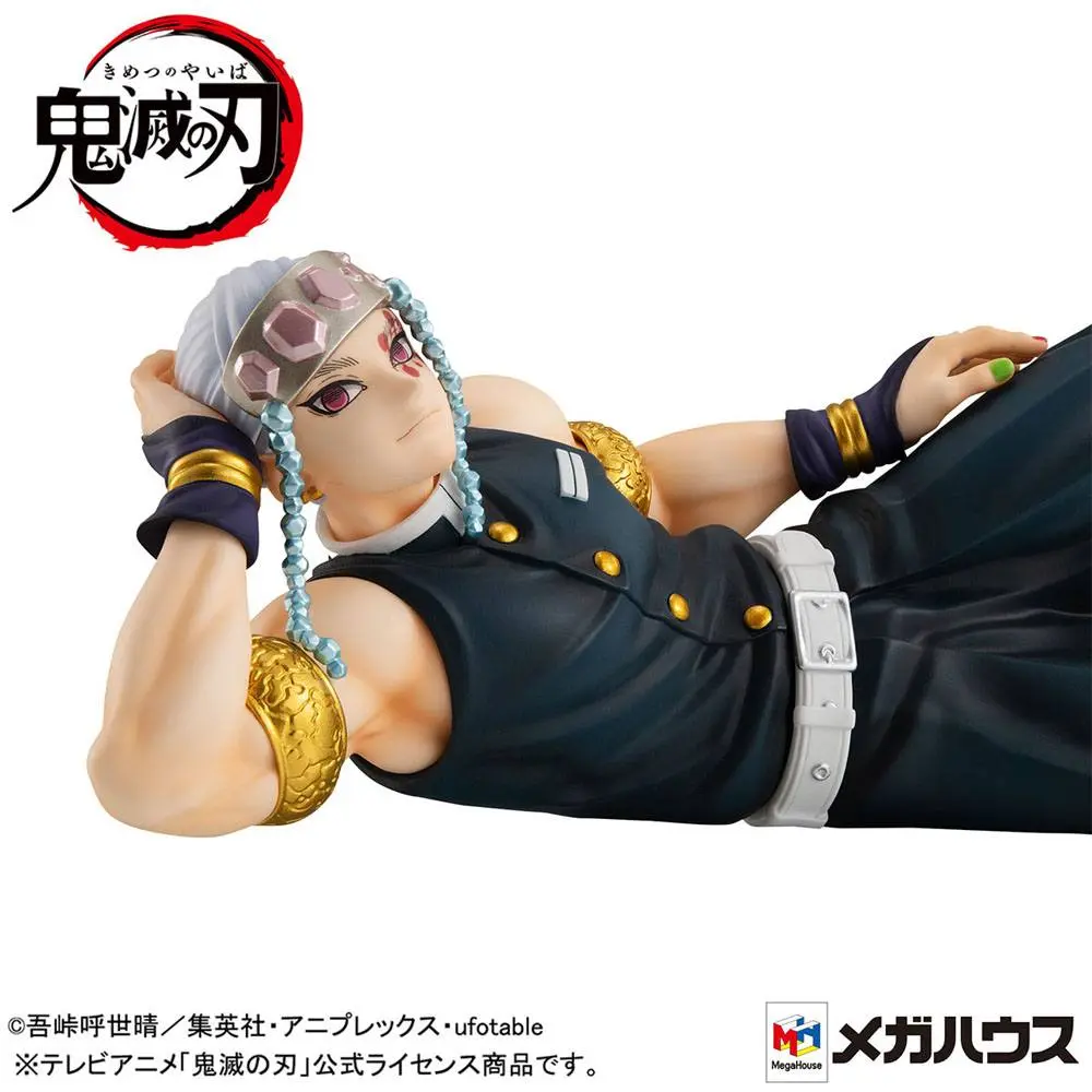 Demon Slayer Kimetsu no Yaiba G.E.M. PVC Statue Uzui-san Palm Size Edition Deluxe 19 cm product photo