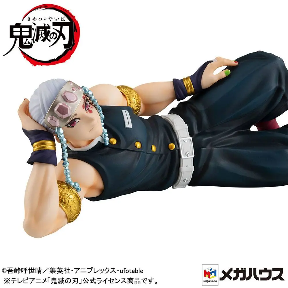 Demon Slayer Kimetsu no Yaiba G.E.M. PVC Statue Uzui-san Palm Size Edition Deluxe 19 cm product photo
