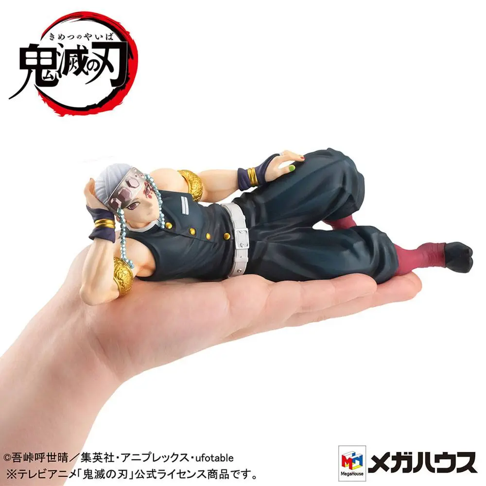 Demon Slayer Kimetsu no Yaiba G.E.M. PVC Statue Uzui-san Palm Size Edition Deluxe 19 cm product photo