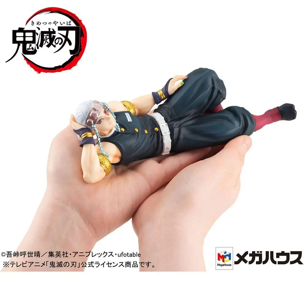 Demon Slayer Kimetsu no Yaiba G.E.M. PVC Statue Uzui-san Palm Size Edition Deluxe 19 cm product photo