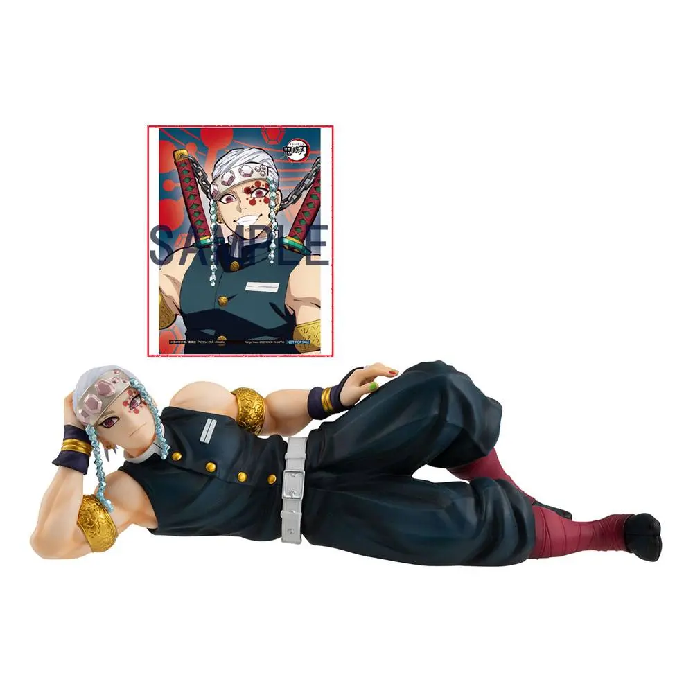 Demon Slayer Kimetsu no Yaiba G.E.M. PVC Statue Uzui-san Palm Size Edition Deluxe 19 cm product photo