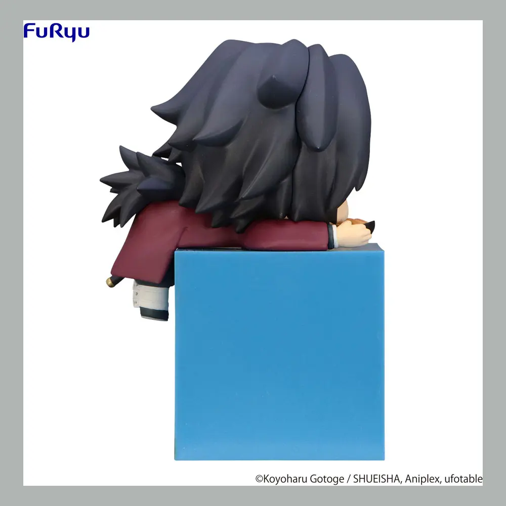 Demon Slayer: Kimetsu no Yaiba Hikkake PVC Statue Tomioka Giyu His favorite food is Salmon and Radish 10 cm product photo