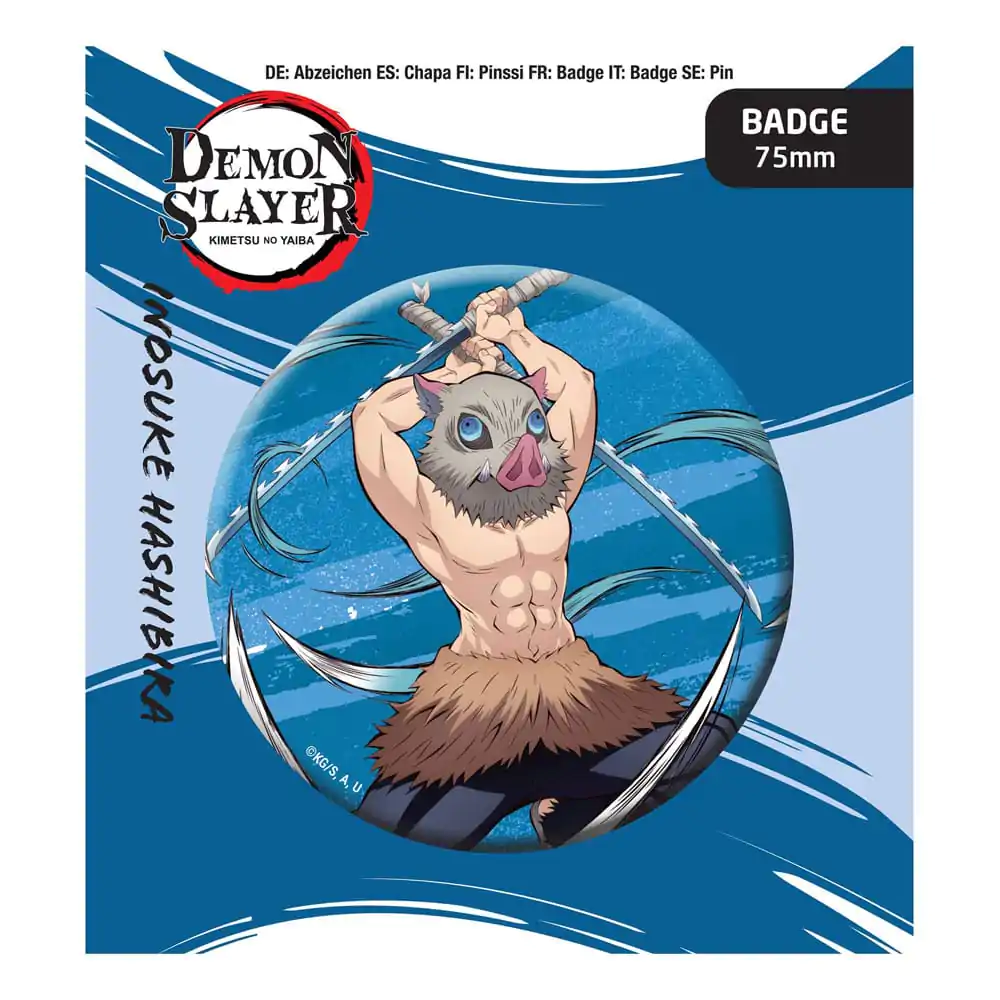 Demon Slayer: Kimetsu no Yaiba Pin Badge Inosuke Hashibira product photo