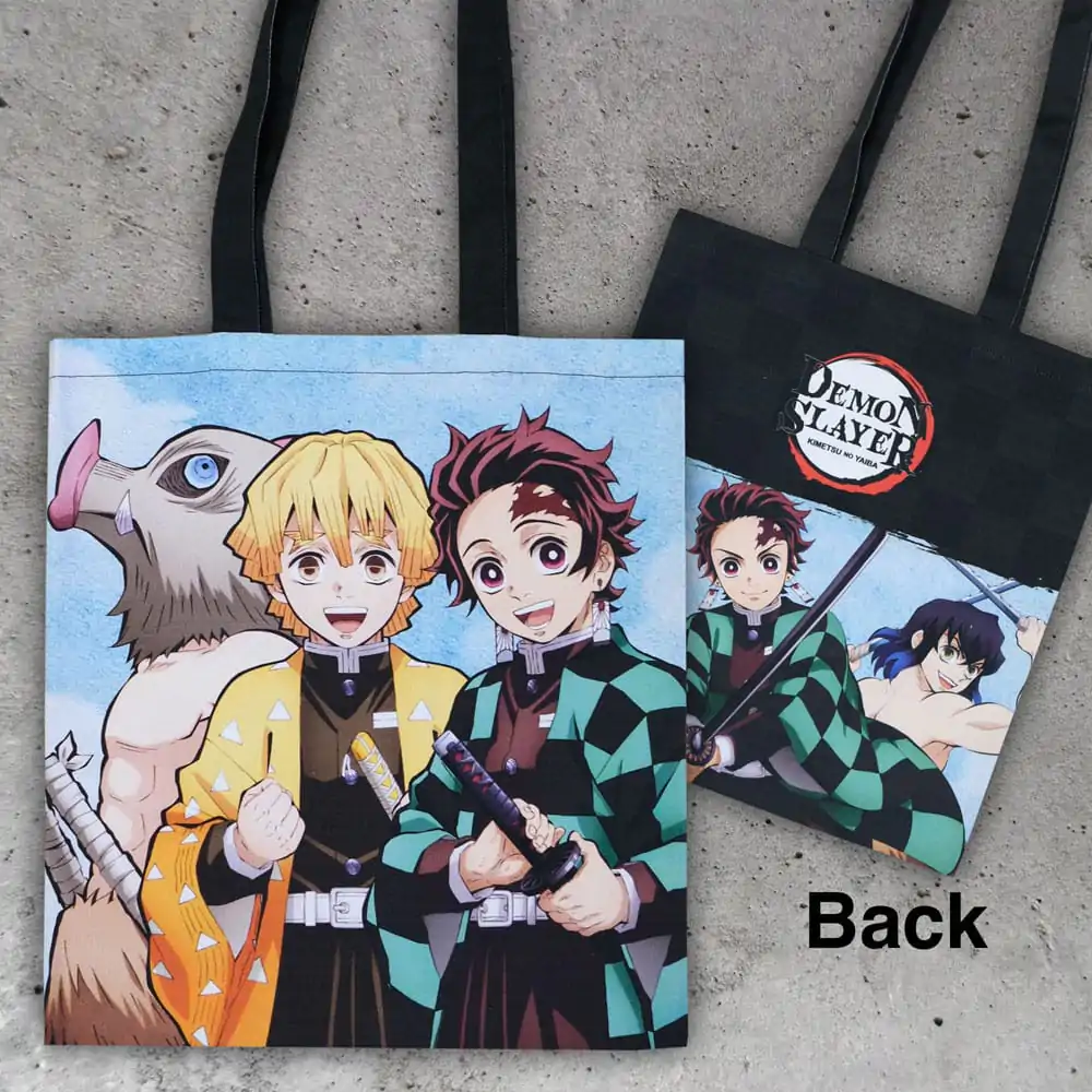 Demon Slayer: Kimetsu no Yaiba Tote Bag Inosuke, Zenitsu, Tanjiro product photo