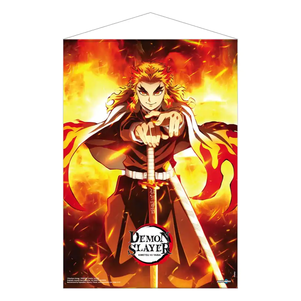 Demon Slayer: Kimetsu no Yaiba Wallscroll Kyojuro Rengoku 50 x 70 cm termékfotó