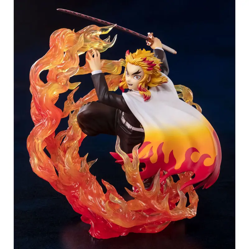 Demon Slayer Kimetsu No Yaiba Kyojuro Rengoku Flame Breathing 18cm product photo