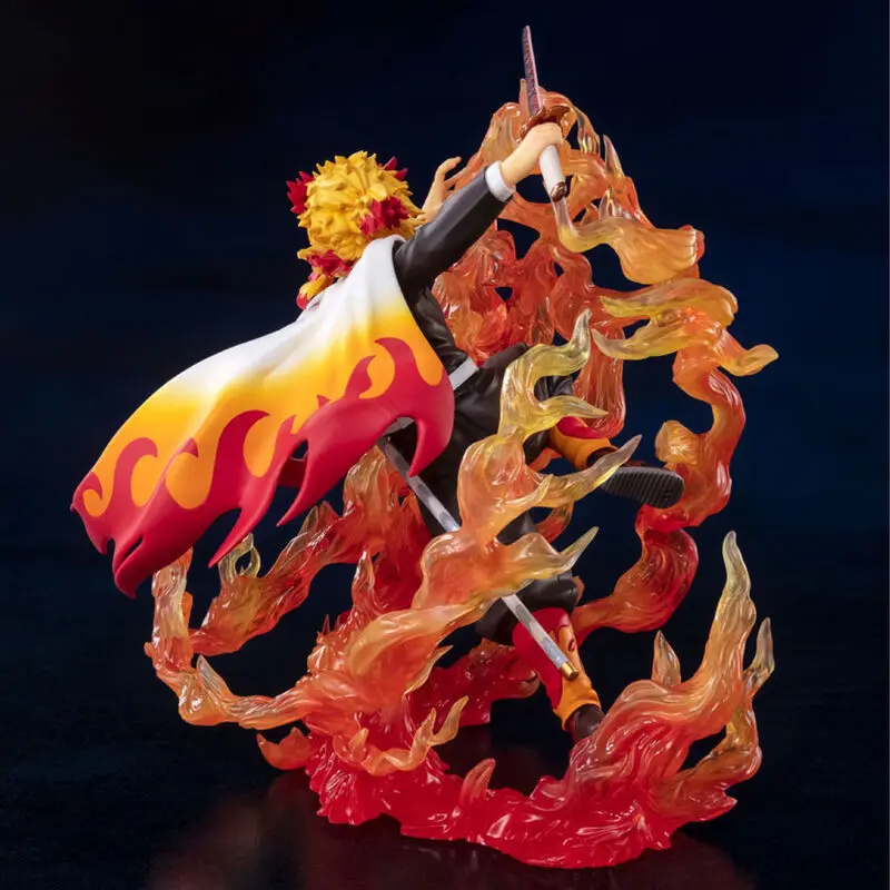 Demon Slayer Kimetsu No Yaiba Kyojuro Rengoku Flame Breathing 18cm product photo