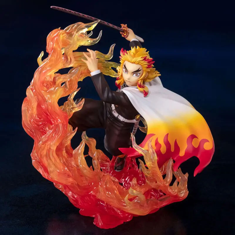Demon Slayer Kimetsu No Yaiba Kyojuro Rengoku Flame Breathing 18cm product photo