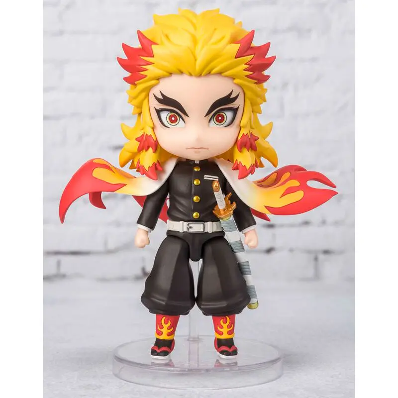 Demon Slayer: Kimetsu no Yaiba Figuarts mini Action Figure Kyojuro Rengoku (Flame Breathing) 9 cm product photo