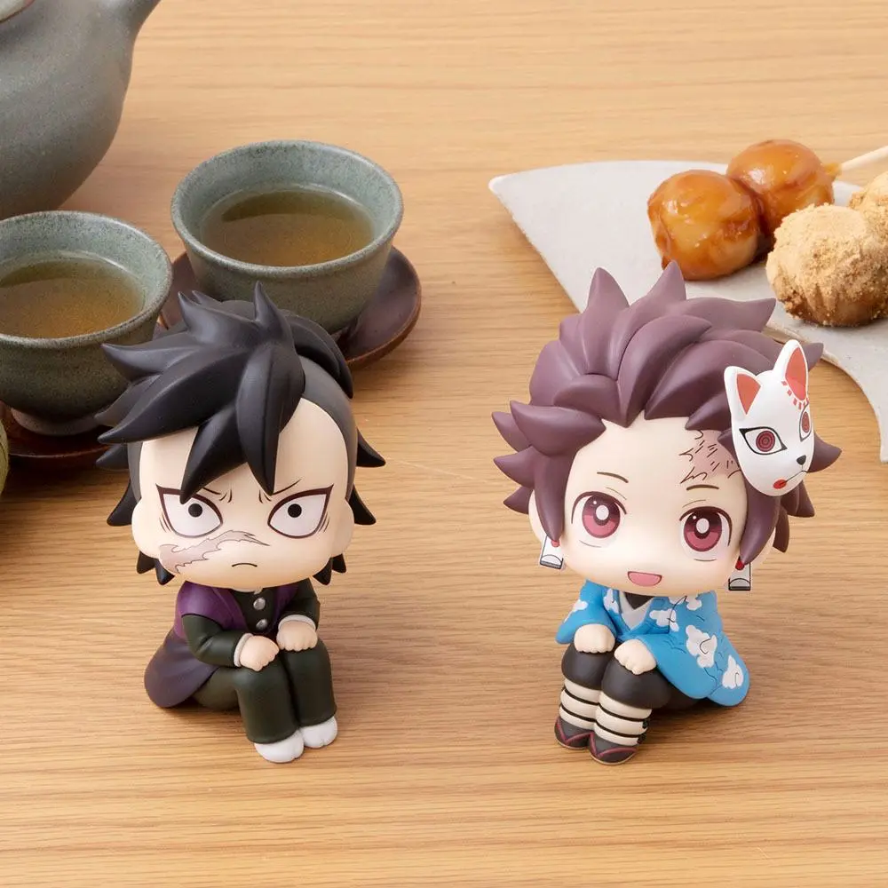 Demon Slayer Kimetsu no Yaiba Look Up PVC Statues Genya & Tanjiro Final Selection LTD Ver. 11 cm product photo