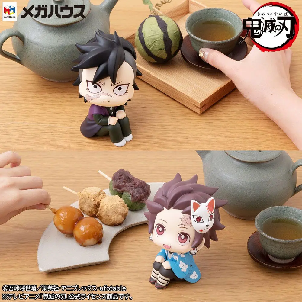 Demon Slayer Kimetsu no Yaiba Look Up PVC Statues Genya & Tanjiro Final Selection LTD Ver. 11 cm product photo