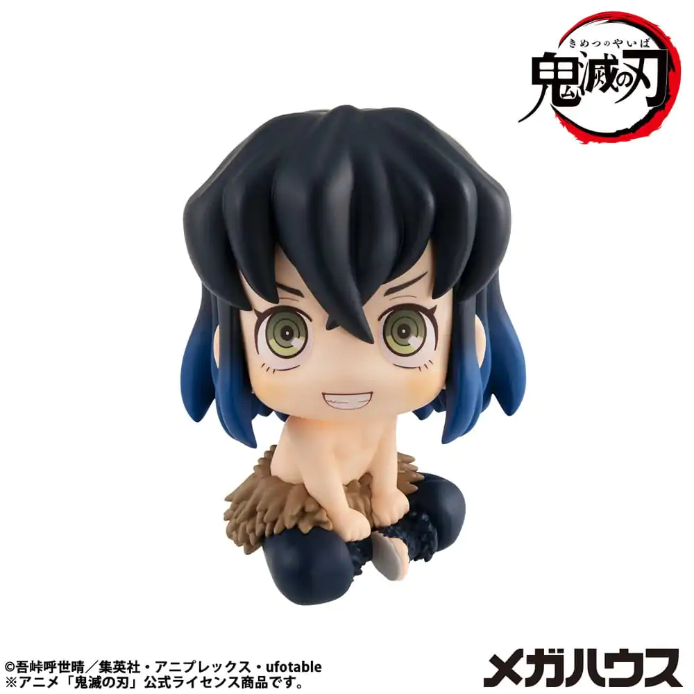 Demon Slayer Kimetsu no Yaiba Look Up PVC Statue Hashibira Inosuke 10 cm product photo