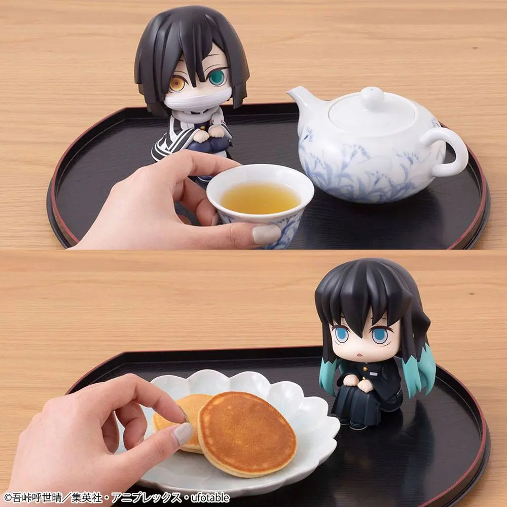 Demon Slayer Kimetsu no Yaiba Look Up PVC Statues Iguro Obanai & Tokitou Muichirou LTD Ver. 11 cm product photo