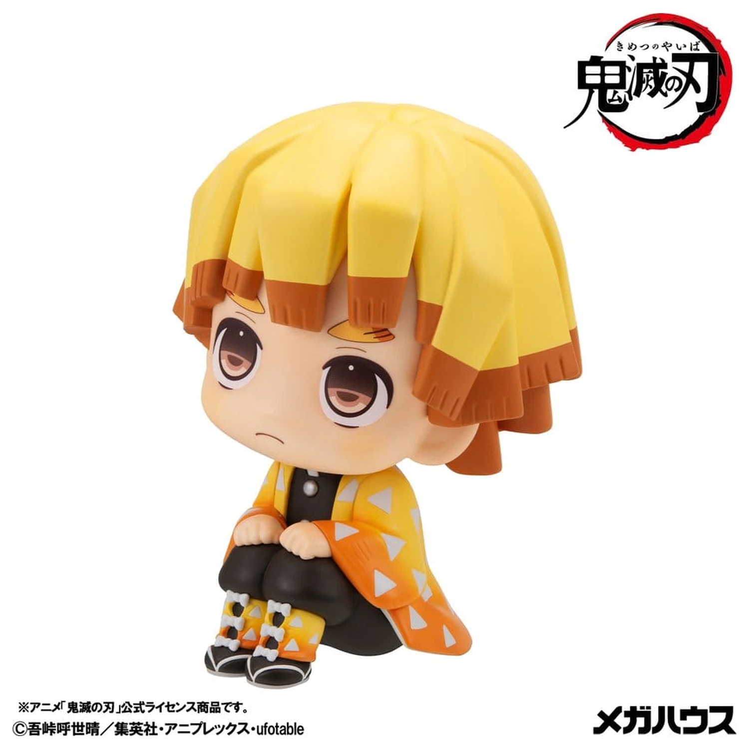 Demon Slayer: Kimetsu no Yaiba Look Up PVC Figure Zenitsu Agatsuma Grumpy Ver. 11 cm product photo