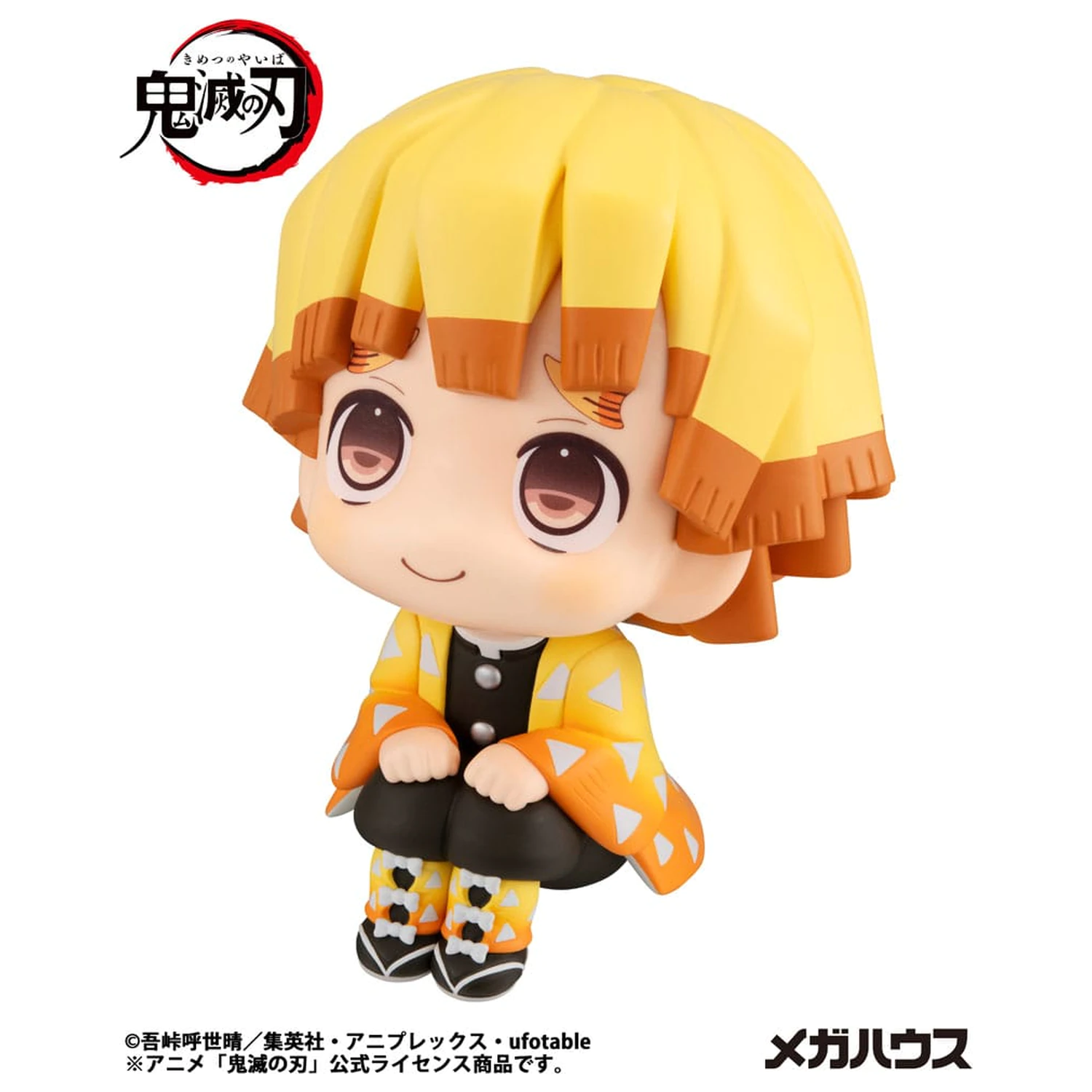 Demon Slayer Kimetsu no Yaiba Look Up PVC Statue Zenitsu Agatsuma Smile Ver. 11 cm  product photo