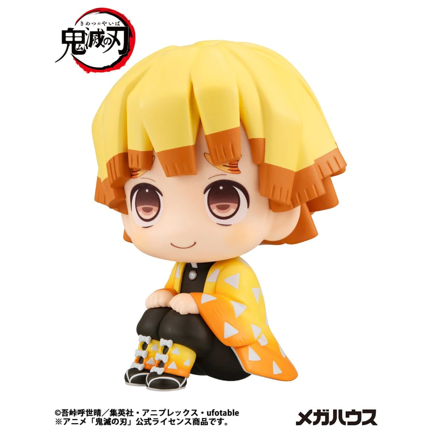 Demon Slayer Kimetsu no Yaiba Look Up PVC Statue Zenitsu Agatsuma Smile Ver. 11 cm  product photo