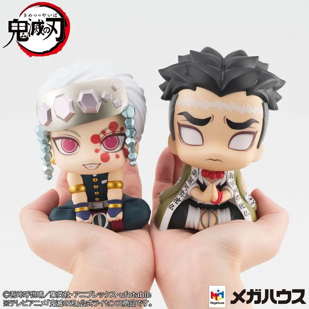 Demon Slayer Kimetsu no Yaiba Look Up PVC Statues Tengen Uzui &amp; Gyomei Himejima LTD Ver. 11 cm product photo