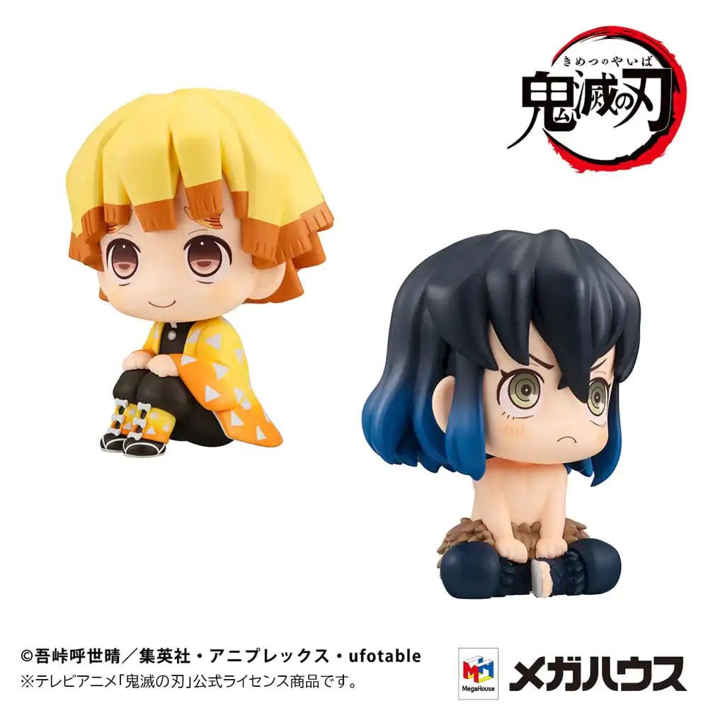 Demon Slayer: Kimetsu no Yaiba Look Up PVC Statue Zenitsu Agatsuma Smile Ver. & Inosuke Hashibira Bossy Ver. 11 cm (with gift) termékfotó