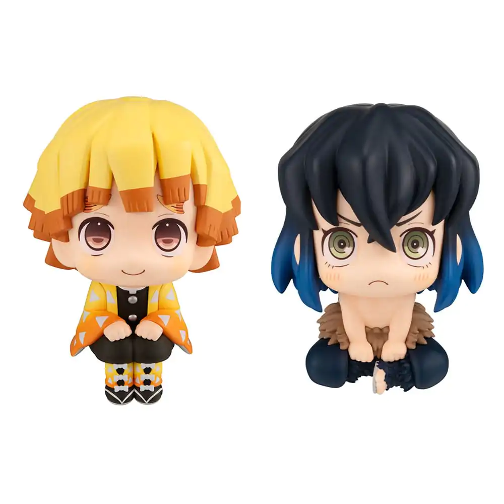 Demon Slayer: Kimetsu no Yaiba Look Up PVC Statue Zenitsu Agatsuma Smile Ver. & Inosuke Hashibira Bossy Ver. 11 cm (with gift) termékfotó