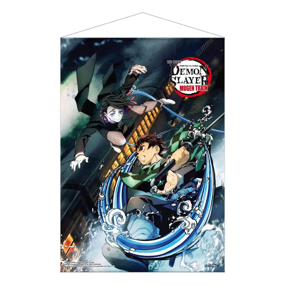 Demon Slayer: Kimetsu no Yaiba Wallscroll Mugen Train Tanjiro Vs Enmu 50 x 70 cm termékfotó