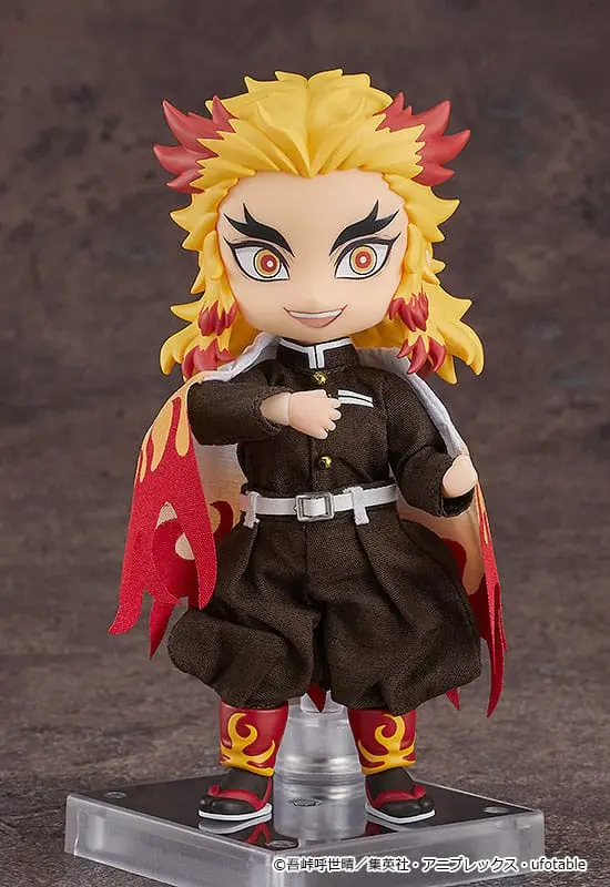 Demon Slayer: Kimetsu no Yaiba Nendoroid Doll Figure Kyojuro Rengoku 14 cm termékfotó