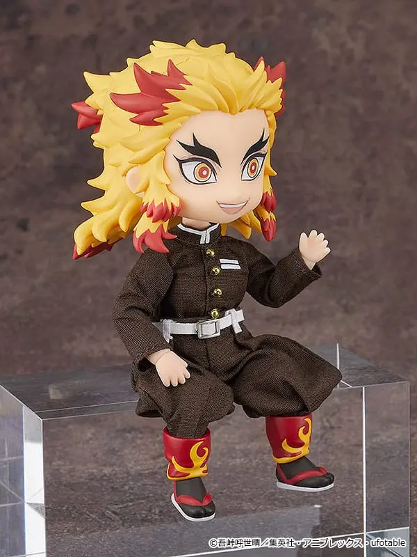 Demon Slayer: Kimetsu no Yaiba Nendoroid Doll Figure Kyojuro Rengoku 14 cm termékfotó