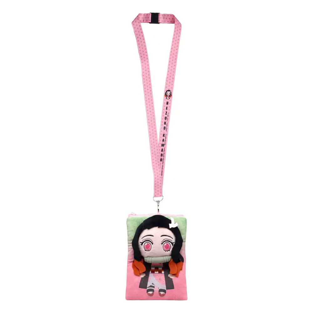 Demon Slayer: Kimetsu no Yaiba Lanyard Nezuko Deluxe with Pouch Card Holder product photo