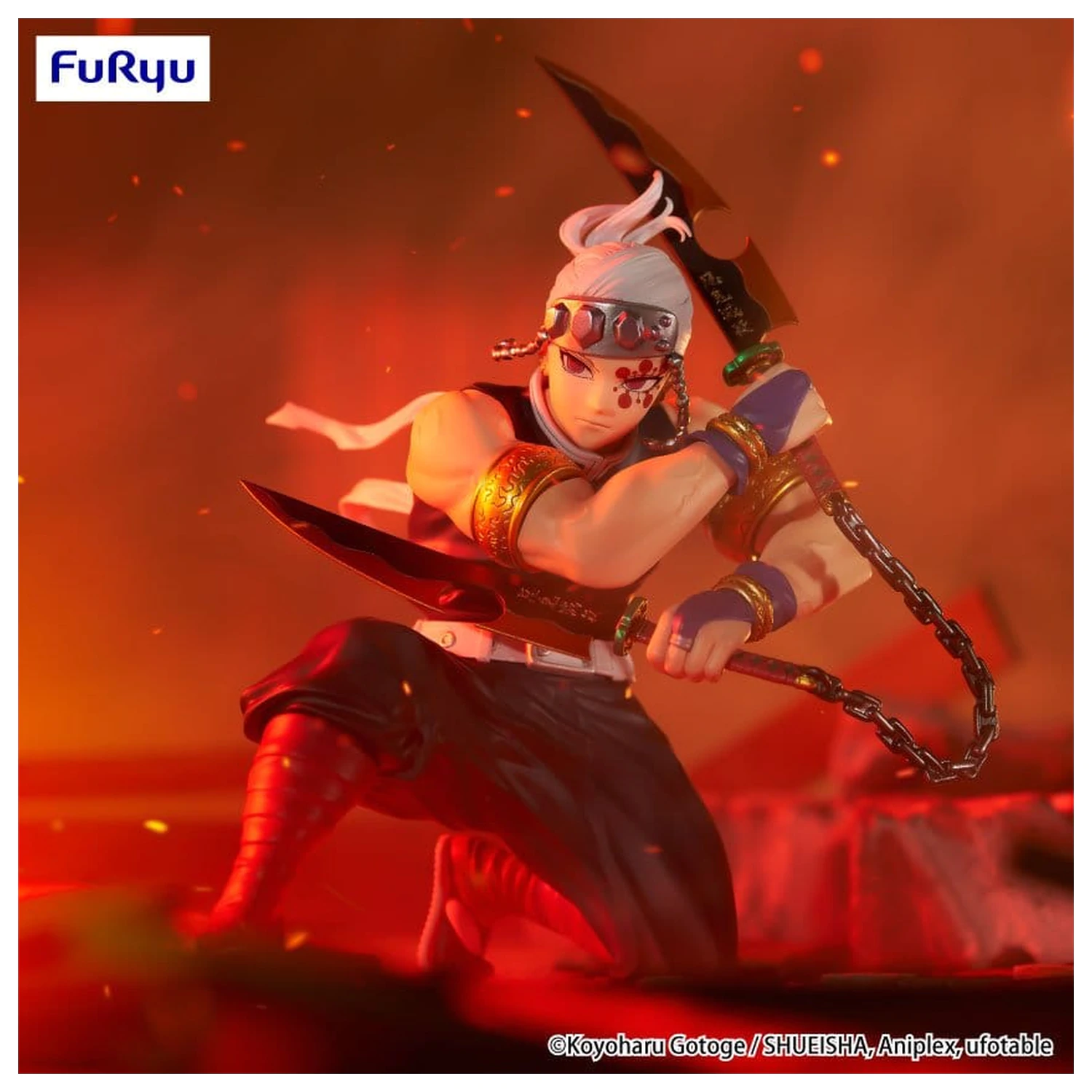 Demon Slayer: Kimetsu no Yaiba Noodle Stopper PVC Figure Uzui Tengen 15 cm product photo