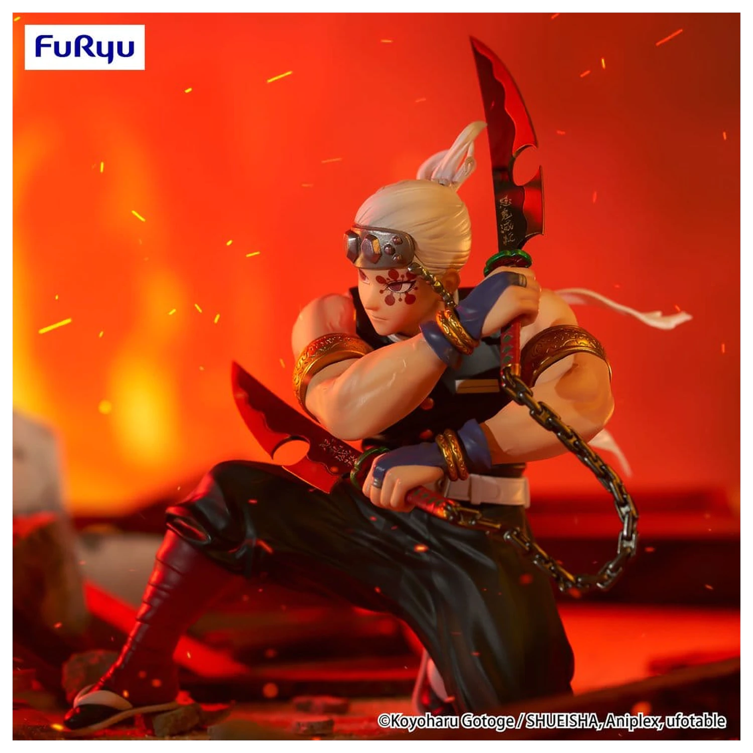 Demon Slayer: Kimetsu no Yaiba Noodle Stopper PVC Figure Uzui Tengen 15 cm product photo