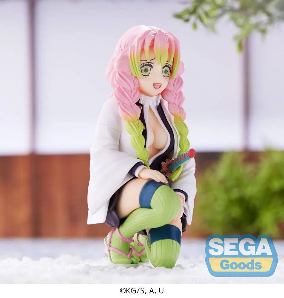 Demon Slayer: Kimetsu no Yaiba PM Perching PVC Statue Mitsuri Kanroji Hashira Meeting 11 cm product photo