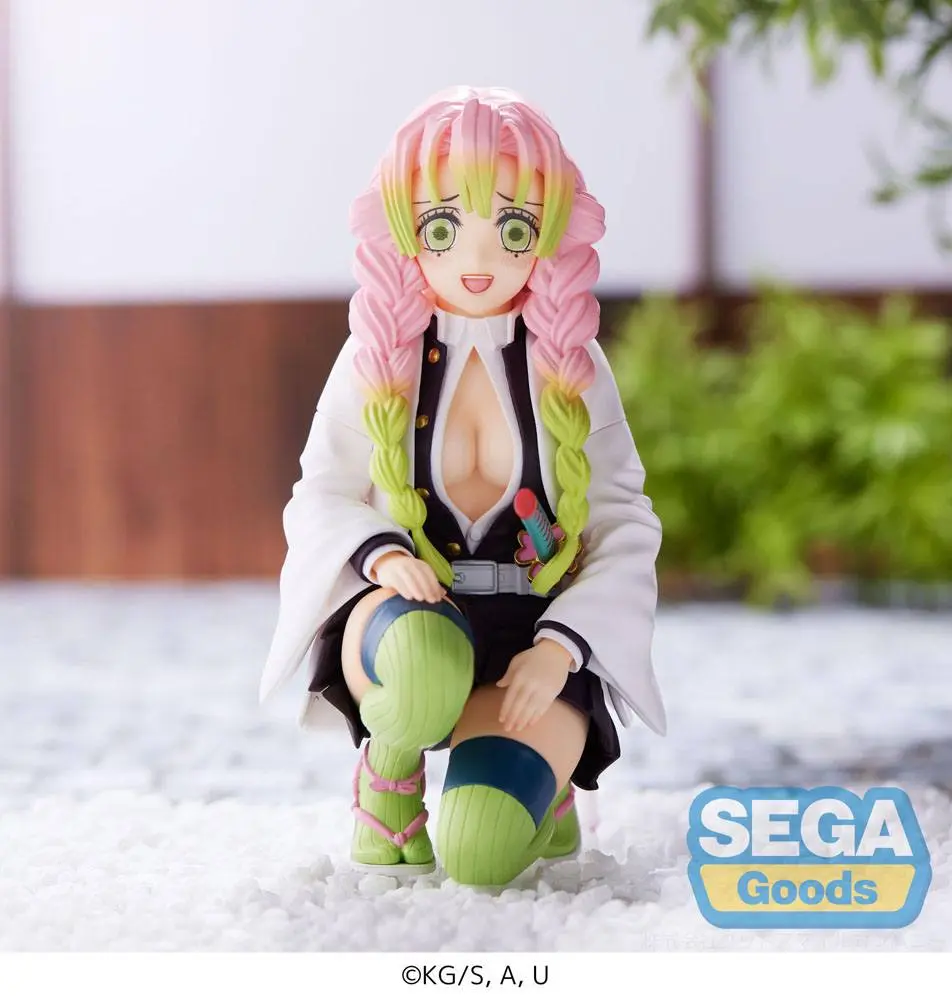 Demon Slayer: Kimetsu no Yaiba PM Perching PVC Statue Mitsuri Kanroji Hashira Meeting 11 cm product photo