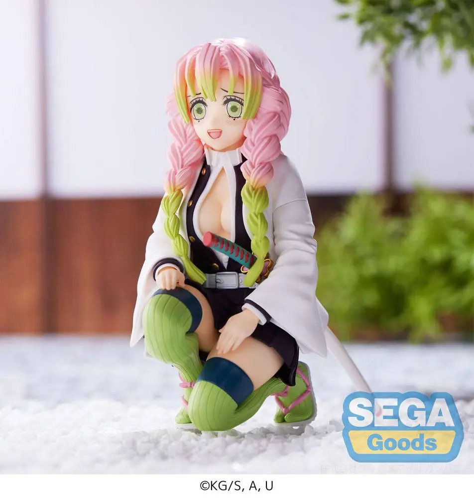 Demon Slayer: Kimetsu no Yaiba PM Perching PVC Statue Mitsuri Kanroji Hashira Meeting 11 cm product photo