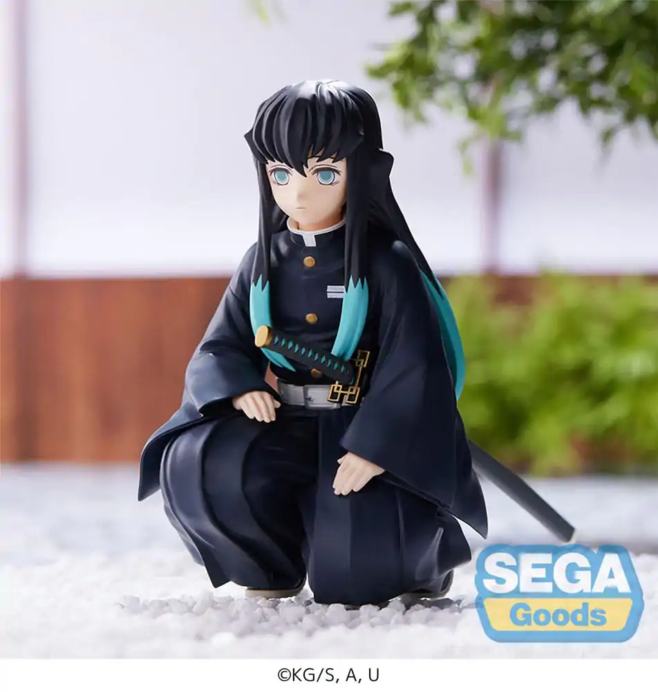 Demon Slayer: Kimetsu no Yaiba PM Perching PVC Statue Muichiro Tokito Hashira Meeting (re-run) 10 cm product photo