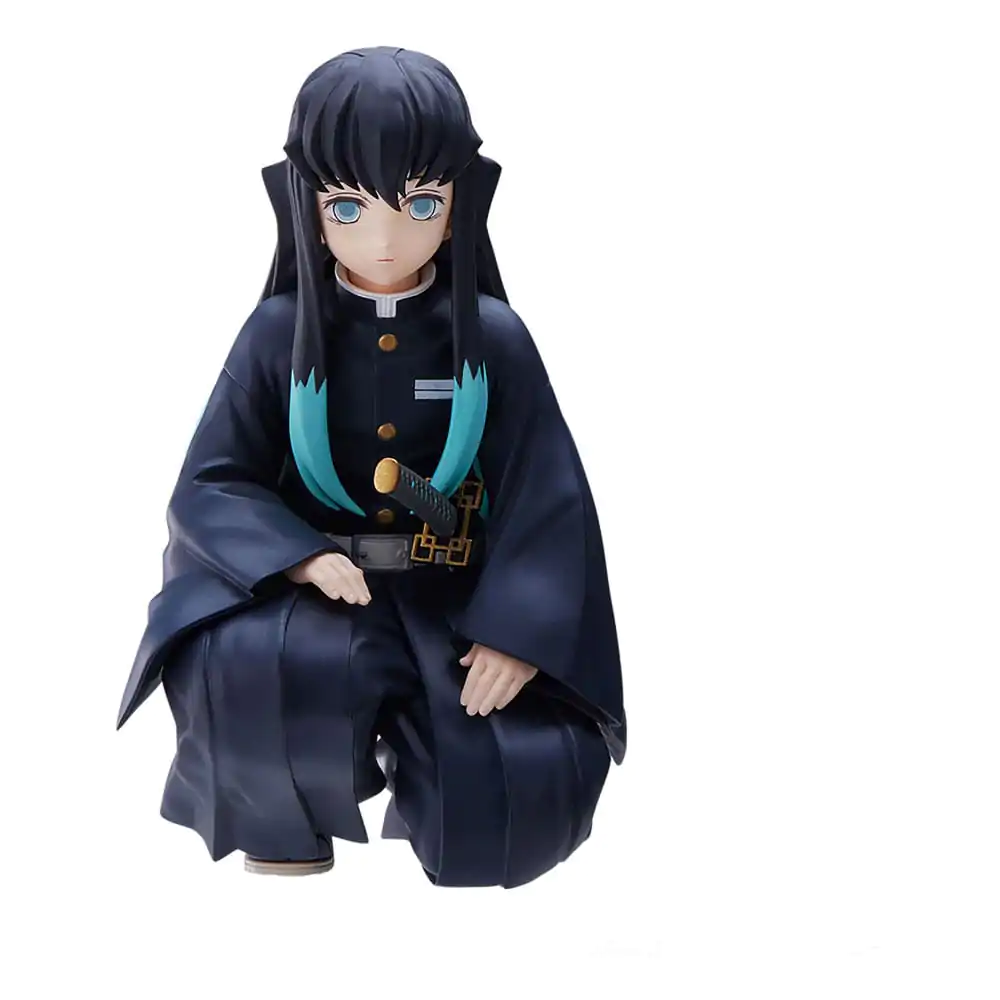 Demon Slayer: Kimetsu no Yaiba PM Perching PVC Statue Muichiro Tokito Hashira Meeting (re-run) 10 cm product photo