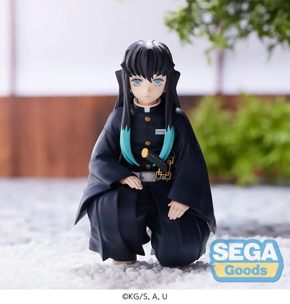 Demon Slayer: Kimetsu no Yaiba PM Perching PVC Statue Muichiro Tokito Hashira Meeting (re-run) 10 cm product photo
