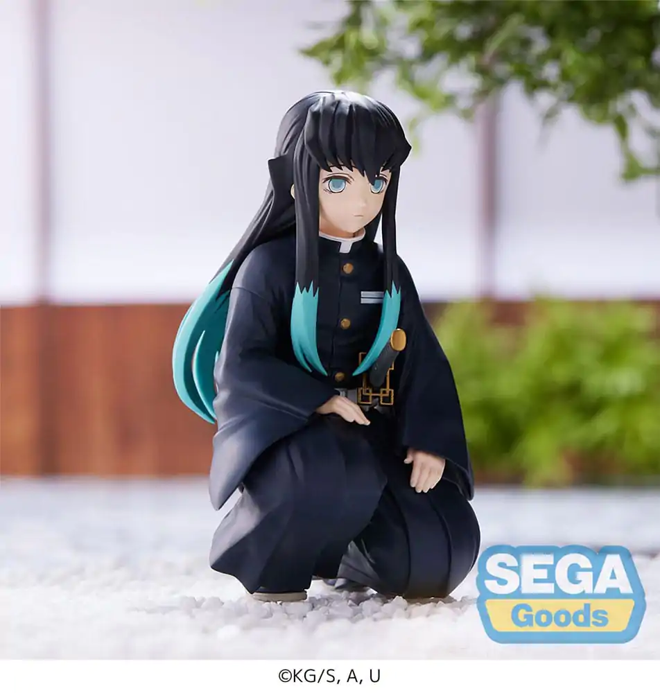 Demon Slayer: Kimetsu no Yaiba PM Perching PVC Statue Muichiro Tokito Hashira Meeting (re-run) 10 cm product photo