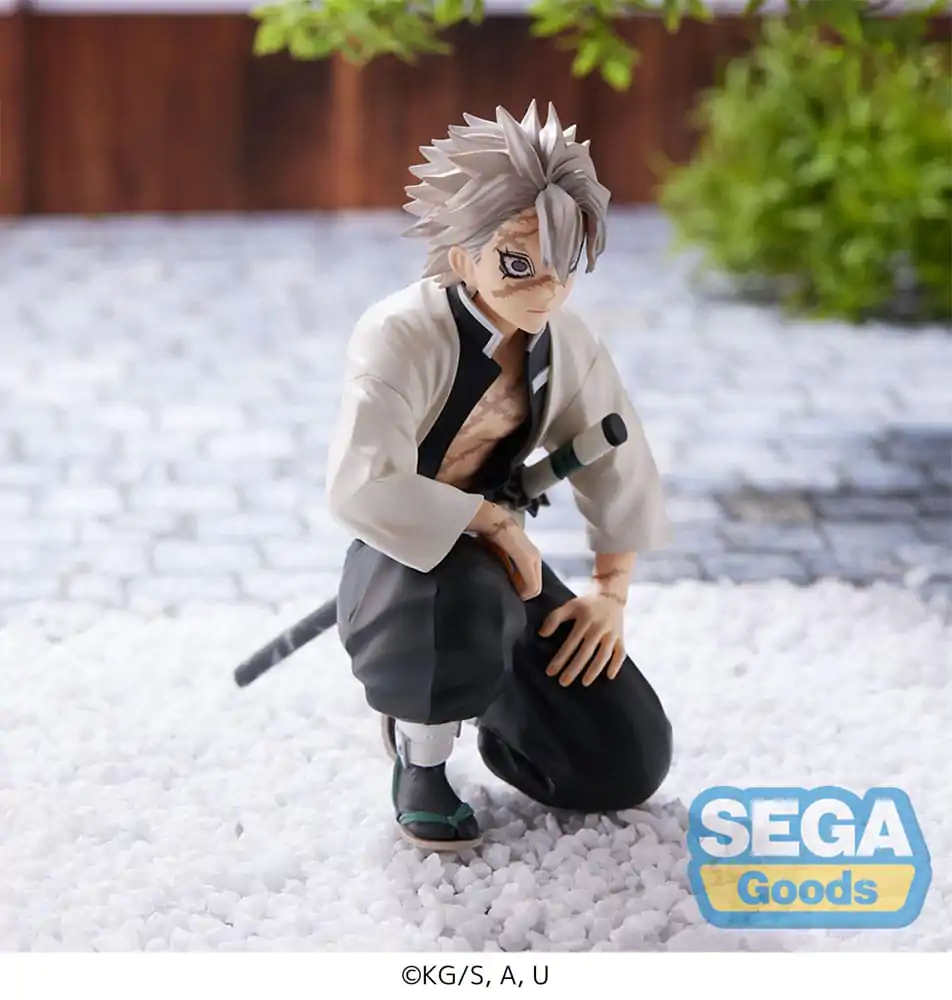 Demon Slayer: Kimetsu no Yaiba PM Perching PVC Statue Sanemi Shinazugawa (Hashira Meeting) 11 cm (re-run) product photo