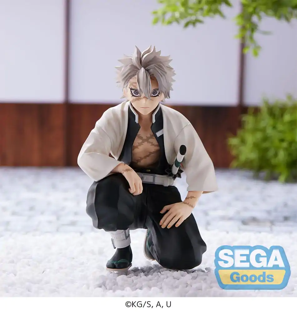 Demon Slayer: Kimetsu no Yaiba PM Perching PVC Statue Sanemi Shinazugawa (Hashira Meeting) 11 cm (re-run) product photo