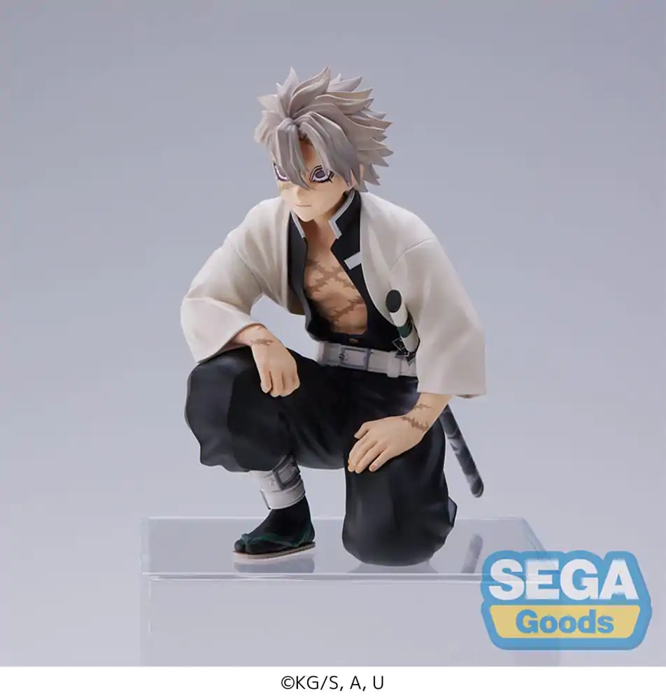 Demon Slayer: Kimetsu no Yaiba PM Perching PVC Statue Sanemi Shinazugawa (Hashira Meeting) 11 cm (re-run) product photo