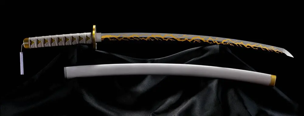 Demon Slayer: Kimetsu no Yaiba Proplica Replica 1/1 Nichirin Sword (Zenitsu Agatsuma) 88 cm product photo